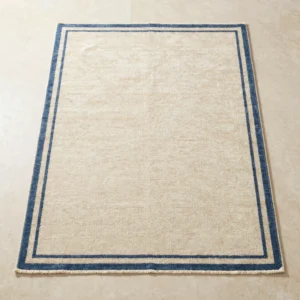 Indigo Border Rug